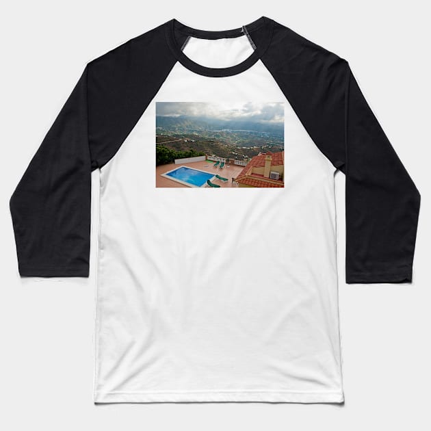 Frigiliana Costa del Sol Andalucia Spain Baseball T-Shirt by AndyEvansPhotos